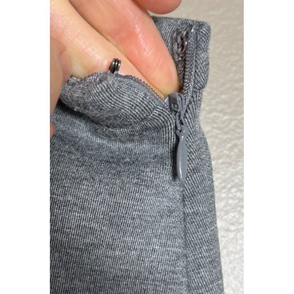 Merona Mini Skirt Gray Y2K Skater Drop Waist Sportswear Casual Athletic Womens 8 - Picture 8 of 9
